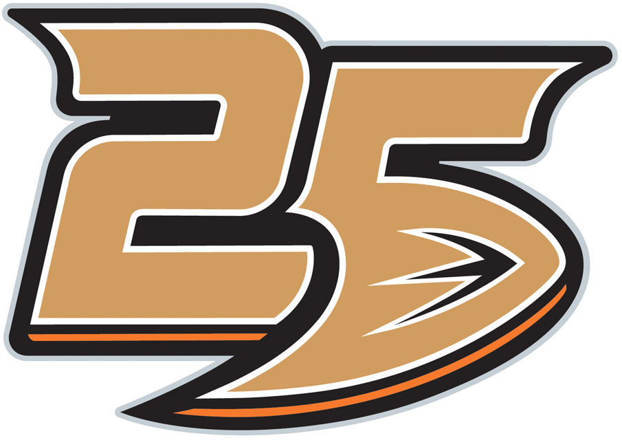 Anaheim Ducks 2019 Anniversary Logo iron on transfers for fabric